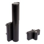 Ferme portillon 2 1 charni�re noir 9005 largeur 1, 1m 75kg maximal locinox p00008665 9005