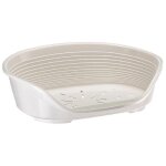 Ferplast corbeille siesta deluxe 4 - 61. 5x45x21. 5 cm - blanc - pour chien et chat
