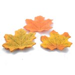 Feuilles d'rable artificielles d'automne, fausses feuilles d'automne, pour documents mixtes, artisanat, ...