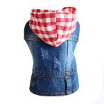 Fibrdenim - veste en jean a capuche pour chien, manteau perfor�, lavage fonc�, v�tements pour petits ...