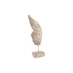 Figurine d�corative finition vieillie blanc ailes d'ange magn�sium (26 x 11 x 65 cm)