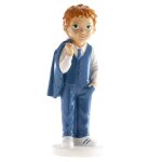 Figurine gateau communion garcon 16. 4cm