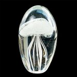 Figurines de mduses en verre colores 3d faites a la main, cristal, dcoration d'aquarium de maison, ...