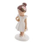 Figurine resine communiante chignon croix 15. 5cm