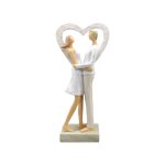 Figurine resine couple love moment 11. 5x6x27. 5cm