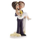 Figurine resine couple mariage complice 16cm