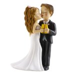 Figurine resine couple mariage lacher prise 16cm