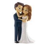Figurine resine couple mariage tendresse 16cm
