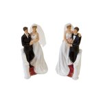 Figurine resine couple sortie tapis rouge 13. 2cm