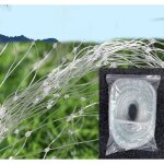 Filet anti - oiseaux 7, 6 x 15, 2 m (25 x 50 pi) pour jardin, grillage a poules, filet en nylon pour ...