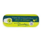 Filets de maquereaux citron - estragon - conserve 176g