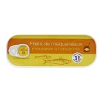 Filets de maquereaux moutarde - conserve 169g Filets de maquereaux moutarde - conserve 169g