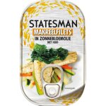 Filets de maquereau statesman a l'huile de tournesol 125 g