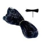 Filet a oiseaux noir 6. 6x30 pieds, filet de jardin en maille pour prot�ger les plantes et les arbres ...