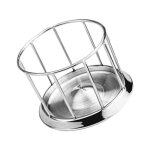 Filles d'alimentation pour reptiles en acier inoxydable, plat rond distributeur d'eau avec balustrade ... Filles d'alimentation pour reptiles en acier inoxydable, plat rond distributeur d'eau avec balustrade ...