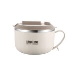Filles instantané scellé en acier inoxydable 304, bols a ramen isolés portables, double couche, anti ... Filles instantané scellé en acier inoxydable 304, bols a ramen isolés portables, double couche, anti ...