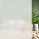 Film adh�sif pour fen�tre blanc mat 90x200 cm intimit� anti - uv 99% bloc infrarouges 90% pose statique ...