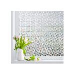 Film pour fen�tre 3d effet diamant occultant mat electrostatique anti - uv protection vie priv�e 90 x ...