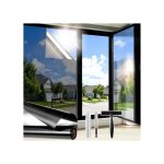 Film fen�tre miroir sans tain 75x300 cm - film solaire adh�sif anti - regard et anti - uv pour une isolation ...