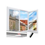 Film de fen�tre - linarun 50x200 cm - effet miroir sans tain - protection uv 99% - r�duction chaleur ...