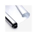 Film de fen�tre solaire miroir 90x200 cm autocollant argent anti - uv isolation thermique et anti - regard ...