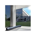 Film miroir adh�sif thermique anti - uv 44, 5 x 300 cm pvc argent� pour fen�tres auto - adh�sif protection ...