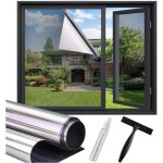 Film pour vitrage miroir adh�sif anti - uv - 60 x 200 cm - argent�