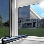Film pour vitrage miroir anti - uv et thermique 45x1000cm - protection solaire et intimit�