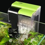 Filtre aquarium 450 l / h, filtre submersible aquarium 5w, dbit d'eau rglable silencieux, circulation ...