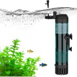 Filtre d'aquarium, 600 l / h, filtre d'aquarium a débit fort, pompe de filtre silencieuse de 8 w avec ... Filtre d'aquarium, 600 l / h, filtre d'aquarium a débit fort, pompe de filtre silencieuse de 8 w avec ...