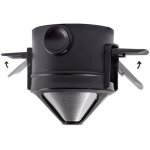 Filtre a café portable, passoire pliable, en acier inoxydable, sans papier, réutilisable, cône filtrant, ... Filtre a café portable, passoire pliable, en acier inoxydable, sans papier, réutilisable, cône filtrant, ...