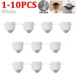 Filtre a caf portable pliable en acier inoxydable, porte - th goutte a goutte, rutilisable, facile ...