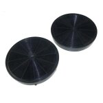 Filtre charbon actif d'origine d 200mm h 60mm hotte (00748733 00748732 siemens)