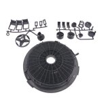 Filtre charbon rond type 210 ( l'unit) hotte (484000008655 rosieres candy climadiff continental edison) ...