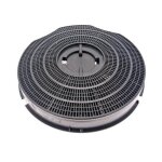 Filtre charbon rond type 30 235mm 220g (� l'unit�) hotte (484000008609 candy privileg aeg ariston hotpoint ...