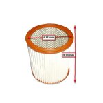 Filtre cylindre diam 185mm h 200 mm aspirateur (zr70 rowenta calor aquavac hoover aeg)