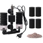 Filtre eponge d'aquarium electrique avec 2 paires d'éponges de remplacement et billes céramique, pour ... Filtre eponge d'aquarium electrique avec 2 paires d'éponges de remplacement et billes céramique, pour ...