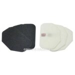 Filtre friteuse 3 vapeur 3 charbon actif pour petit electromenager delonghi - f995