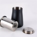 Filtre a grains de caf en acier inoxydable, rservoir de tasse de caf pour outils de broyeur barista, ...