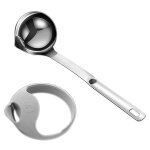Filtre a graisse en acier inoxydable, cuill�re a passoire, cuill�re a soupe, s�parateur d'huile, outils ...