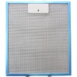 Filtre � graisse m�tallique 30, 5 x 26, 7 x 0, 8 cm pour hotte elica - gorenje - whirlpool - electrolux ...