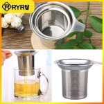 Filtre a herbes pratique en acier inoxydable, pour tasse, thire, mir d'infuseur en maille, accessoires ...
