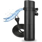 Filtre intrieur d'aquarium pour aquariums de 300 - 500l, filtre d'aquarium rglable 25w 2000l / h avec ...