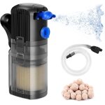 Filtre intrieur aquarium rglable 3 en 1 pompe aquarium pour 40 - 120l aquarium d'eau douce ou d'eau ...