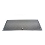 Filtre m�tal (anti graisses) bomb� 459x178mm d'origine hotte (c00135459 482000029284 scholtes indesit) ...