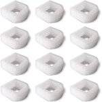 Filtre en mousse de rechange accessoire (pack de 12) pour fontaine a eau pour chat chien animaux - compatible ...