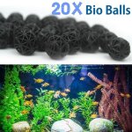 Filtre de qualit� pour aquarium 20 pi�ces bassin d'aquarium balles biologiques de 16mm filtre de r�servoir ...