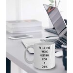 Fish n chips mug - after this we39re getting fish n chips mug - funny fish n chip mug - gift idea for ...