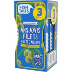 Fish tales filets d'anchois a l'huile d'olive 3 x 45g - total 135g