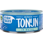Fish tales skipjack thon au naturel en eau 160g